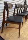 Set Of 4 Vintage 1960s Mid-century Modern Dining Chairs Broyhill Attributed Mcm