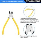 2pcs Wire Cutters Side Cutter Cable 6 5  Heavy Duty Cutting Pliers Carbide Steel
