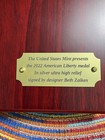 2022 P American Liberty  Medal  Ngc Pf70  Designed And Signed By Beth Zaiken