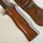 Dagger Fixed Double Blade Knife Poly Handle Brass Pins Sword Heavy Fighting