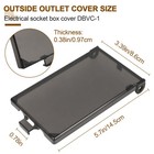Dbvc-1 Extra Duty 1-gang Vertical Outdoor Outlet Cover For Dbvc-1-2pack