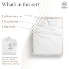  Cotton Size Sheet Set  100  Cotton Sheets For Size Bed   Full White Solid