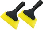 2 Pcs 5 Inch Small Square Squeegee  Rubber Blade Car Windshield Window Tint Mirr