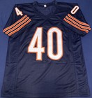 Gale Sayers Chicago Bears Navy Blue Football Jersey Mens Size Large Stitched