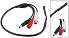 4 Pcs High Sensitivity Cctv Microphone For Security Camera   Dvr Surveillance
