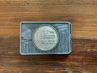 Bsa 1969 National Jamboree Idaho Coin Pewter Belt Buckle W case New
