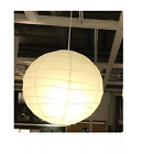 2x Handmade White Paper Pendant Lamp Shade 17    Round Light Cover Night Lights