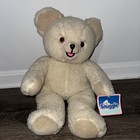 Vtg 1986 Large Snuggle Softener Plush Sherpa Teddy Bear Russ Berrie 22 