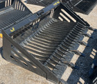 68  Heavy Duty Rock Skeleton Bucket With Teeth Attachment Fits Skid Steer Loader