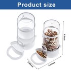 2 Packs Pet Feeder And Waterer  Self Dispensing Automatic Hamster Feeder  Foo   