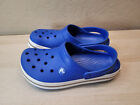 Crocs Crocband Unisex Clog Slip On Blue White Womens 7  mens 5 
