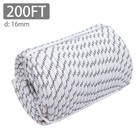 5 8  Double Braid Polyester Rope 200ft Heavy Duty Nylon Pulling Rope 8200lbs