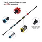 48 Inch Sporting Blowgun  40c Blow With Darts 48 Pcs   with Tactical Peep Sight   
