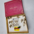Unwritten Multi-color Glass Mix And Match Interchangeable Hoop Earring Set
