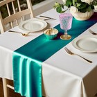 10-pack Wensinl Teal Satin Table Runners 12x108  Wedding Party Decor