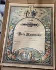 Victorian Trading Blank Antique Replica Marriage Certificate 12x16 From 1869 18c
