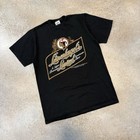 Vintage 90s Leinenkugels American Beer Tee Shirt Medium Black Wisconsin Brew