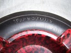 Firestone Vintage Rubber Tire Ashtray Original Advertising W plastic Insert