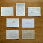 Argentina Stamps  Airmail Scott  c63  C65  C71  C72  C73  C80  C82 Of 1957-60 Mh