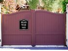 Beach Wear Sale Black  Aluminum Composite Sign
