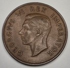 1938 South Africa 1 One Penny - Suid Afrika - British - King George Vi