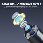 2m Handheld Industrial Endoscope 8mm Borescope Inspection Snake Camera W 8led