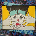 Vintage Pop Art Deco Style Print 1987 Rich Reininger Signed Framed 29x31 