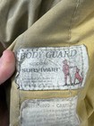 Vintage 1971 Body Guard Firefighter Turnout bunker Coat Tan W  Red Reflective