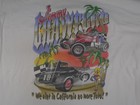 Vintage Sprint Car Racing Shirt Mens 2xl Xxl White Bikini Babe Pinup Tornado