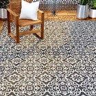  Nicole Miller Patio Country Danica 5 Ft 2 In X 7 Ft 2 In Black gray