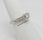 1 2ct Natural Diamond Anniversary Engagement Wedding Bridal Ring 14k White Gold