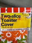 Vintage 1970s 70s 1960s 60s Psychedelic Floral Flowers Toaster Cover Los Angeles