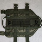 Tactical   Service Dog Harness Green No Pull Molle Military Training Vest Sz Med