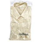 Vintage Andhurst Belk Dress Shirt Nos Short Sleeve Cream Stripe 70s 80s 15 5