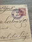 1895 Salvador Cover With 15c Vermilion Seeback Tied San Salvador Sg 121 Belgium