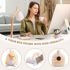 Resin Tissue Dispenser Orange Tabby  Square Tissue Box Cover K3t94880