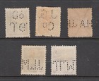 Norway   Perfinned Stamps   j G Co    j H A  And  j L M 