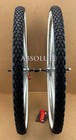 Vintage Lowrider 26  144 Spoke Chrome Dayton Rim Set W  Whitewall Knobby Tires 