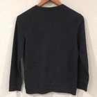 Old Navy Boys Sz L 10 12 Sweater Gray V-neck Ribbed Knit Preppy Minimalist