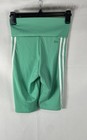 Adidas Originals Women s High Waist Short Tights Hi-res Green Nwt Sz Xs He9503