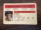 Vintage 1980 Dukes Of Hazzard Metal Lunch Box With Bo Duke Drivers License