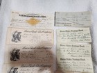Lot Of 14 Vintage Checks 1800s 1900s Montana Virginia California New York Md