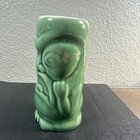 Vintage accoutrements Ceramic green 6 3 8  tiki Mug 2004