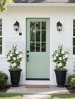  2 Pack 3 3ft Artificial Camellia Tree For Front Porch Decor  White Fake Flower 