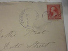 Us 1891 Cover Falmouth Massachusetts Fancy Cancel To Norfolk Va Stamp  219d 220