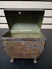 Antique 19th Century Federal  Regency Tin Tole Footed Tea Caddy Great Old Patina