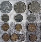 Lot Of 21 Different Tokens - Coins - Exonumia - Vintage - See Pictures 