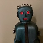 Rare 1956 Nomura T n  Zoomer Ratchet Robot Japan Blue Tin Toy Og Wrench  Etc 