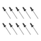 100 Pcs Aluminum Blind Rivets  3 2 X 6mm Pop Rivets 1 8  X 1 4  Black