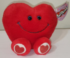 Vintage Puffkins Romeo 4  Plush Stuffed Animal Heart Swibco Valentine s Day Nwts